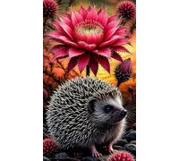 Puzzle Classici 1314 Pezzi per Adulti Riccio di Fiori 75 x 50 cm Jigsaw Puzzles Puzzle Giocattolo Decompressivo Intellettuale Educativo Divertente Gioco per Famiglie Puzzles 1314 pcs