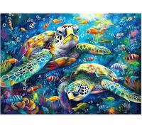 Puzzle Classici 1314 Pezzi per Adulti Tartaruga Marina 75 x 50 cm Jigsaw Puzzles Puzzle Giocattolo Decompressivo Intellettuale Educativo Divertente Gioco per Famiglie Puzzles 1314 pcs