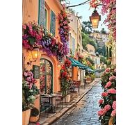 Puzzle Classici 300 Pezzi per Adulti Strade Fiorite 40 x 28 cm Jigsaw Puzzles Puzzle Giocattolo Decompressivo Intellettuale Educativo Divertente Gioco per Famiglie Puzzles 300 pcs