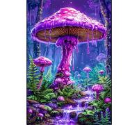 Puzzle Classici 520 Pezzi per Adulti Funghi Viola 52 x 38 cm Jigsaw Puzzles Puzzle Giocattolo Decompressivo Intellettuale Educativo Divertente Gioco per Famiglie Puzzles 520 pcs