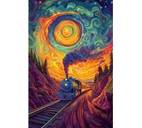 Puzzle Classici 520 Pezzi per Adulti Treno del Cielo Stellato 52 x 38 cm Jigsaw Puzzles Puzzle Giocattolo Decompressivo Intellettuale Educativo Divertente Gioco per Famiglie Puzzles 520 pcs