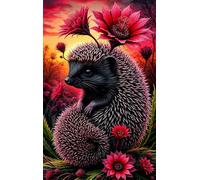 Puzzle Classici 70 Pezzi per Adulti Fiori di Riccio Animale 20 x 15 cm Jigsaw Puzzles Puzzle Giocattolo Decompressivo Intellettuale Educativo Divertente Gioco per Famiglie Puzzles 70 pcs