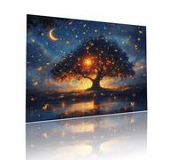 Puzzle Classici Adulti Albero Cielo Stellato Jigsaw Puzzles 1500 pezzi per Bambini Dai 5 Anni Divertimento Giochi Rilassamento e Intelligence, per Gioco Familiare Sfidare Impossibili 57x87cm t-910