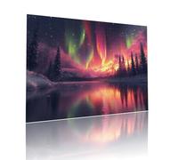 Puzzle Classici Adulti Aurora Cielo Stellato Jigsaw Puzzles 1500 pezzi per Bambini Dai 5 Anni Divertimento Giochi Rilassamento e Intelligence, per Gioco Familiare Sfidare Impossibili 57x87cm t-374