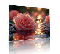 Puzzle Classici Adulti Fiore Rosa Jigsaw Puzzles 500 pezzi per Bambini Dai 5 Anni Divertimento Giochi Rilassamento e Intelligence, per Gioco Familiare Sfidare Impossibili, per Regalo 38x52cm t-318