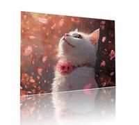 Puzzle Classici Adulti Gatto Animale Jigsaw Puzzles 300 pezzi per Bambini Dai 5 Anni Divertimento Giochi Rilassamento e Intelligence, per Gioco Familiare Sfidare Impossibili, per Regalo 38x52cm t-676