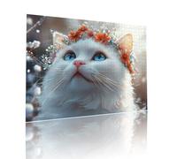 Puzzle Classici Adulti Gatto Animale Jigsaw Puzzles 500 pezzi per Bambini Dai 5 Anni Divertimento Giochi Rilassamento e Intelligence, per Gioco Familiare Sfidare Impossibili, per Regalo 38x52cm t-678