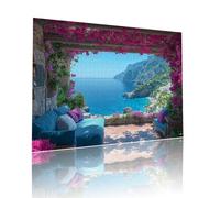 Puzzle Classici Adulti Paesaggio Oceano Jigsaw Puzzles 2000 pezzi per Bambini Dai 5 Anni Divertimento Giochi Rilassamento e Intelligence, per Gioco Familiare Sfidare Impossibili Regalo 70x99cm t-106