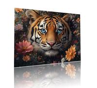 Puzzle Classici Adulti Tigre Fiore Jigsaw Puzzles 1500 pezzi per Bambini Dai 5 Anni Divertimento Giochi Rilassamento e Intelligence, per Gioco Familiare Sfidare Impossibili, per Regalo 57x87cm t-438
