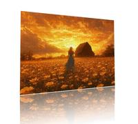 Puzzle Classici Adulti Tramonto Donna Jigsaw Puzzles 300 pezzi per Bambini Dai 5 Anni Divertimento Giochi Rilassamento e Intelligence, per Gioco Familiare Sfidare Impossibili Regalo 38x52cm t-594