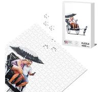 Puzzle classico 1000 pezzi Banksy Rickshaw Kid Cresce Street Art