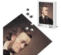 Puzzle Classico 1000 pezzi Richard Wagner Compositore Tedesco Ritratto Pittura