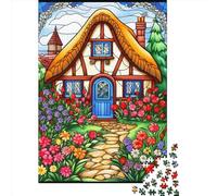 Puzzle Classico Da 1000 Pezzi in Legno, Sfida Casetta del villaggio montano Per Menti Curiose, Gioco Di Pazienza Per Adulti E Famiglie, Con Design Vibrante