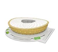 Puzzle classico dello stadio di calcio, Kit da costruzione modello giocattolo puzzle 3D Stadio della Coppa del mondo di calcio 2022