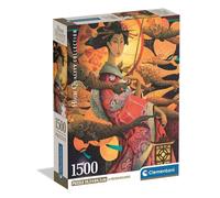 Puzzle Clementoni Compact 1500 pezzi Koinobori Dance con poster Multicolore - Nouvo