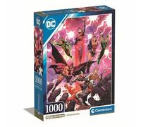 Clementoni - Puzzle Compatto DC Comics Justice League - 1000 Pezzi