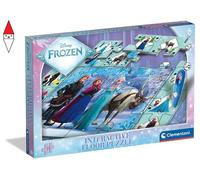 PUZZLE CLEMENTONI INTERACTIVE FLOOR PUZZLE FROZEN 24 PEZZI