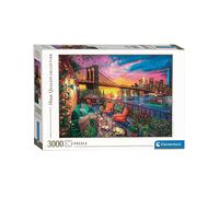 Clementoni Manhattan balcony sunset Puzzle 3000 pz Città