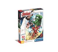 Clementoni- Marvel Avengers Supercolor Avengers-60 Pièces, Enfants 5 Ans, Puzzle