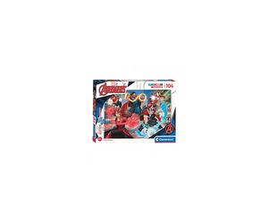 PUZZLE CLEMENTONI Marvel Avengers effetto glitter - 104 Pezzi in Cartone per 6+ anni
