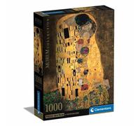 Clementoni - 39790 - Museum Collection - The Kiss - 1000 Pezzi - Puzzle Adulti, Arte, Puzzle Quadri Famosi, Dipinti Famosi, Made In Italy