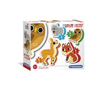 Clementoni i miei primi puzzle animaletti del bosco 4 in 1