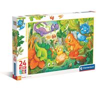 Puzzle Clementoni Oasi felice dei dinosauri, MAXI 24 pezzi