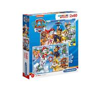 PUZZLE CLEMENTONI Paw Patrol 2x60 pezzi, cartoni animati, 4+ anni