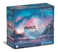 Clementoni - 35116 - Peace Puzzle - The Mountain - 500 pezzi - Made in Italy, puzzle adulti 500 pezzi, puzzle adulti paesaggi, puzzle, divertimento per adulti, Multicolore