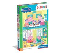 Puzzle Clementoni Peppa Pig 2x20 Pezzi Scene Colorate