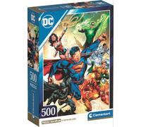Puzzle - Clementoni Puzzle Adulti Dc Comics 500 Pezzi 500 Compact Pz Made In ...