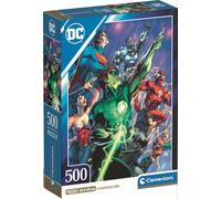 Puzzle - Clementoni Puzzle Adulti Dc Comics 500 Pezzi 500 Compact Pz Made In ...