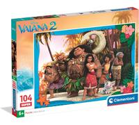 Puzzle - Clementoni Puzzle Bambini 104 Pezzi Vaiana 2 104 Super Made In Italy