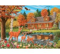 Puzzle Cobble Hill Stagno presso il Cottage 350 Pezzi