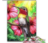 Puzzle Colibrì da 1000 pezzi per adolescenti, attività divertenti per la famiglia a casa, regalo di compleanno, regali da viaggio (26x38cm)