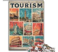 Puzzle collage di Parigi per adulti, adatti a bambini dai 14 anni in su Divertimento in famiglia tutta la famiglia (70x100cm)