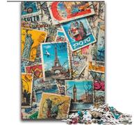 Puzzle collage di Parigi per adulti da 2000 pezzi, aiuta il cervello a esercitare i giocattoli avvincenti per coltivare la pazienza Decorazione perfetta (70x100cm)