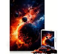 Puzzle "Collisione spaziale" per ragazzi, 1000 pezzi, gioco di logica e abilità, rilassante, taglio preciso, regalo perfetto (50x75cm)