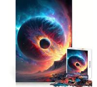 Puzzle "Collisione spaziale" per ragazzi, 1000 pezzi, gioco di logica, lento, divertente, taglio perfetto, sorpresa di compleanno (38x26cm)