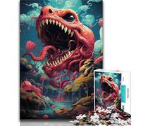 Puzzle colorati a forma di serpente per adulti e adolescenti, puzzle con assemblaggio di modelli, attività divertenti da fare a casa, regalo di compleanno, regali da viaggio (38x26cm)