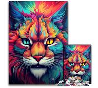 Puzzle colorati Art Lynx per adulti, 1000 pezzi, puzzle in cartone, rompicapo impegnativo per adolescenti, divertimento per serate di gioco in famiglia, 26X38CM/10,23x14,96 pollici.