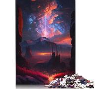 Puzzle colorati Canyon da 500 pezzi per adulti, giocattoli educativi per l'apprendimento, giochi per famiglie, regali di compleanno per festival, 500 pezzi (52x38 cm)