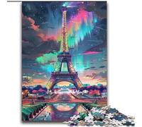 Puzzle colorati della Torre Eiffel per adulti e ragazzi, puzzle da 2000 pezzi, interessante riduzione dello stress e interazione genitore-figlio (70x100cm)