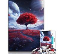 Puzzle colorati dell'albero della vita per adulti, per un gioco educativo e una sfida giocattolo, ideali come regalo per tutta la famiglia, 50x75cm