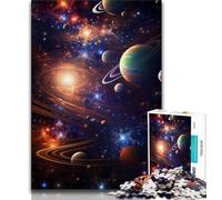 Puzzle colorati dell'universo per adolescenti, aiuta il cervello a esercitare giocattoli avvincenti per coltivare la pazienza Un'opera d'arte 50x75cm