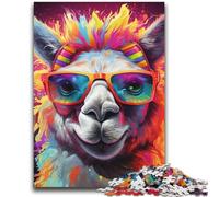 Puzzle colorati di alpaca per adulti, 2000 pezzi, aiutano il cervello ad allenarsi, giocattoli avvincenti per coltivare la pazienza, ottimo regalo (70x100cm)