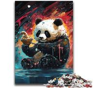 Puzzle colorati di panda per adulti, 2000 pezzi, difficili da completare ma divertenti e divertenti, decorazioni e regali unici per la casa (70x100cm)