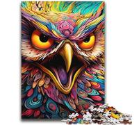 Puzzle colorati e carini a forma di gufo per adulti, 2000 pezzi, aiutano il cervello ad allenarsi, giocattoli avvincenti per coltivare la pazienza, ottimo regalo (70x100cm)
