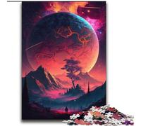 Puzzle colorati Planet Mountains per adolescenti 2000, giocattoli educativi per l'apprendimento, giochi per famiglie con poster abbinato e foglio di quiz (70x100cm)