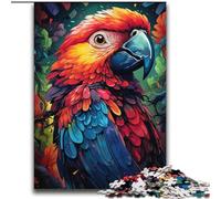 Puzzle colorati raffiguranti pappagalli, per adulti e adolescenti, giocattoli per l'intrattenimento in famiglia, ideali come regalo per tutta la famiglia (70x100cm)